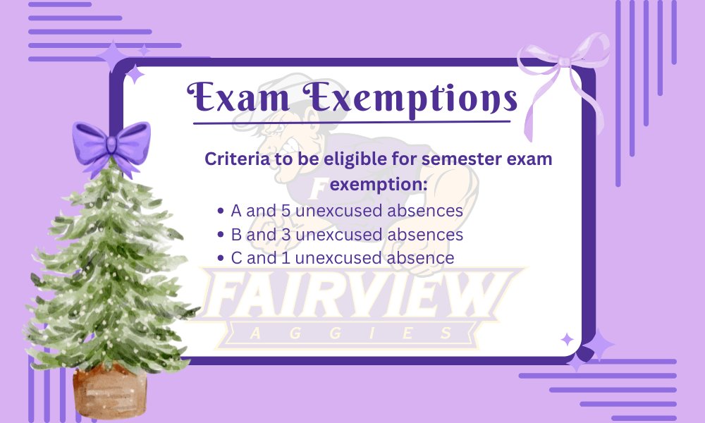 FairviewHighAL's tweet image. Check out what is coming up at Fairview!