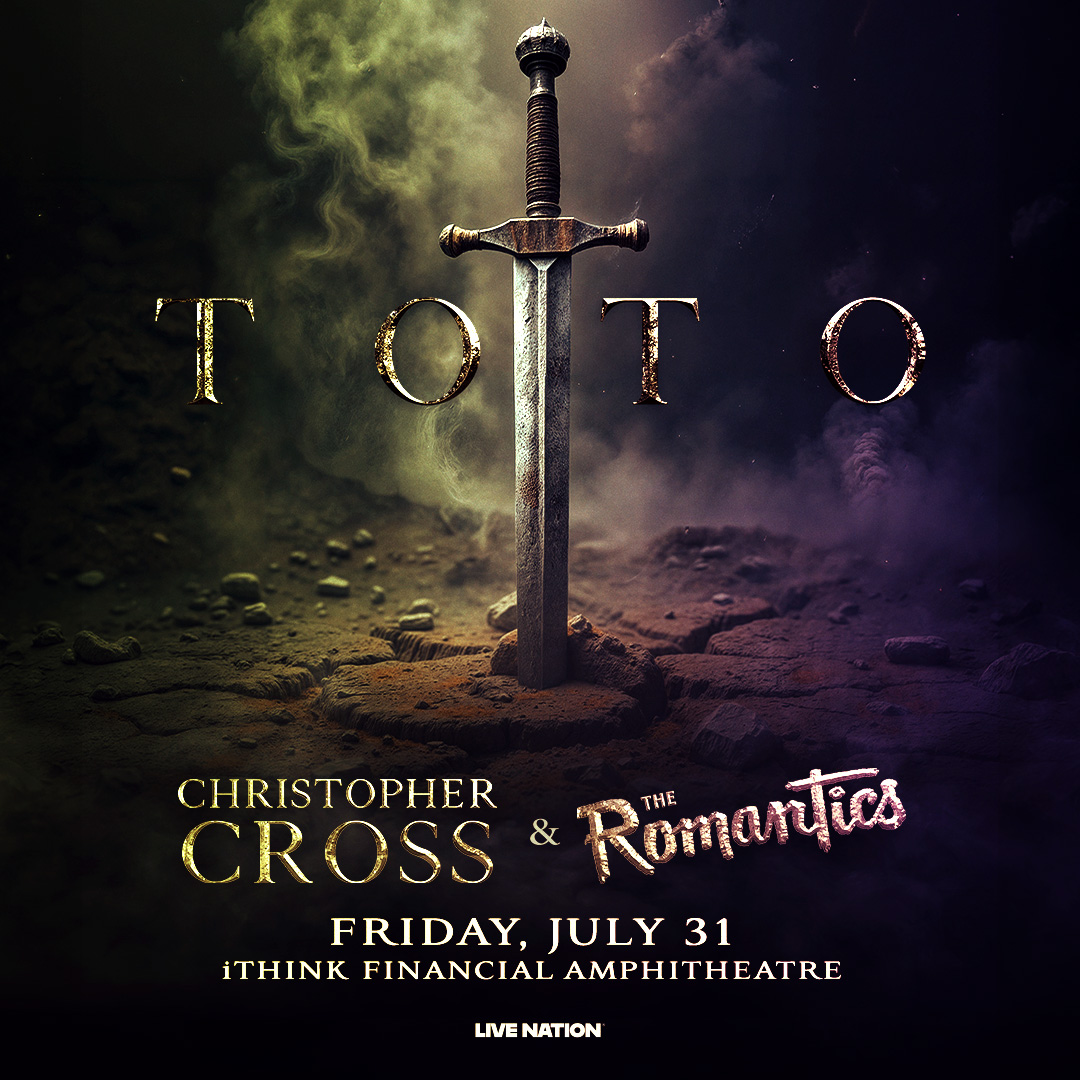 Sunny1079fm's tweet photo. 🎶 Hear your favorite hits from @toto99com, @itsMrCross, or @TheRomanticsDet?
📲 TAP THE TRACK™ in the Sunny 107.9 app for a chance to WIN tickets to their July 31 show! 🎤@ithinkfiamp
#Sunny1079 #ConcertGiveaway #TAPTHETRACK https://t.co/PZrdOjFphG
