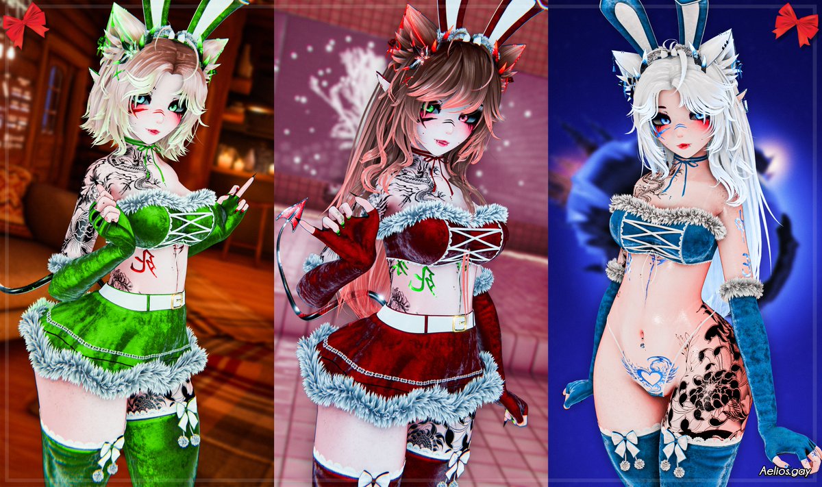 CuteAelios's tweet image. 🎅🐇Get Festive with my new Christmas DLC, out now for 11 different Avis:

🎄Ersa, Seer, Saylie, Fiya, Elle, Emmigosa, GodWhisper, Hush, Nyx, Sane, Vexra

Link In Bio!