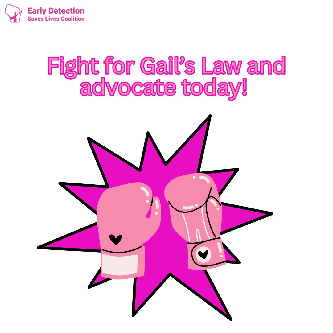 DetectEarlyWI's tweet image. It is vital to use your voice to advocate for the mothers, daughters, sistsers, wives, and friends in your life who have been affected by breast cancer. Reach out to your lawmakers today using the following link:

earlydetectionwi.com

#EarlyDetection