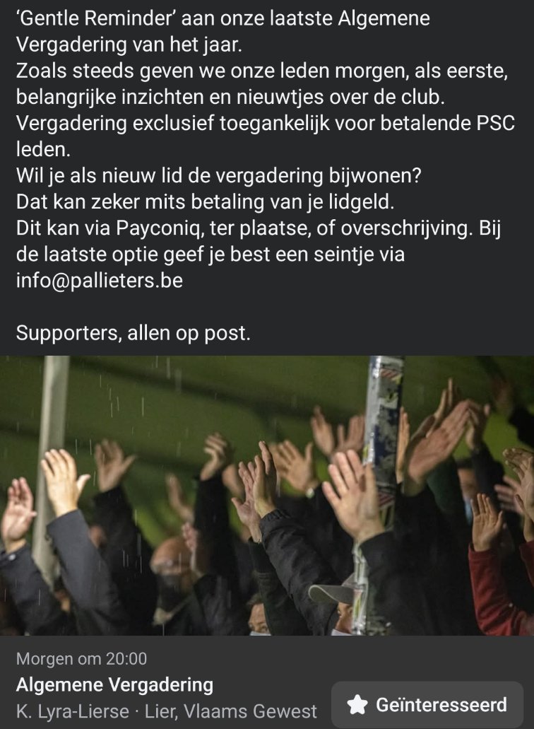 Pallieter Supporterscollectief tweet media