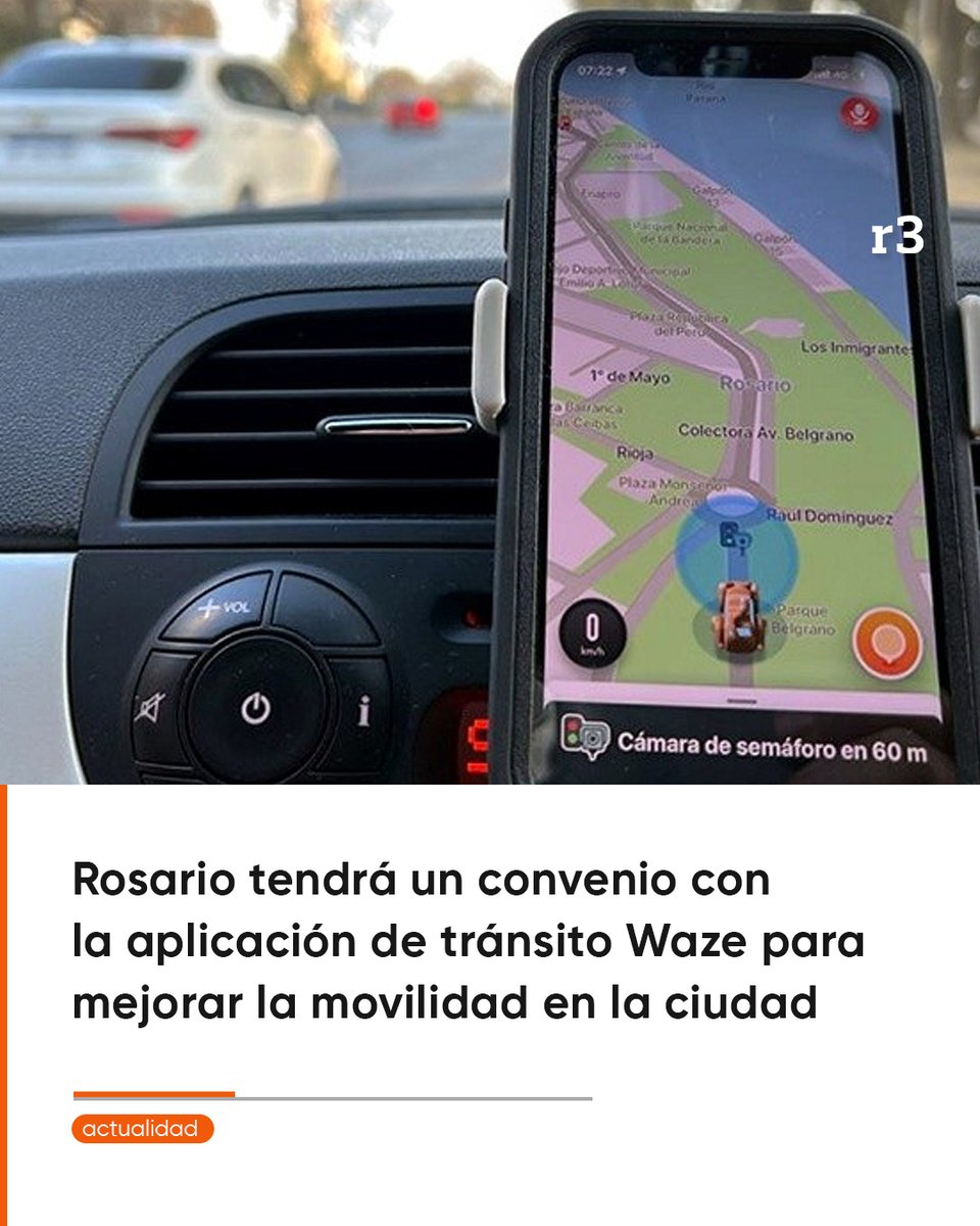 Rosariotres's tweet image. 🚗 ROSARIO FIRMA CONVENIO CON WAZE PARA MEJORAR LA MOVILIDAD EN LA CIUDAD

📱 El Concejo aprobó por unanimidad un convenio para que Rosario se sume a Waze for Cities, con información oficial sobre cortes, desvíos y obras en tiempo real.