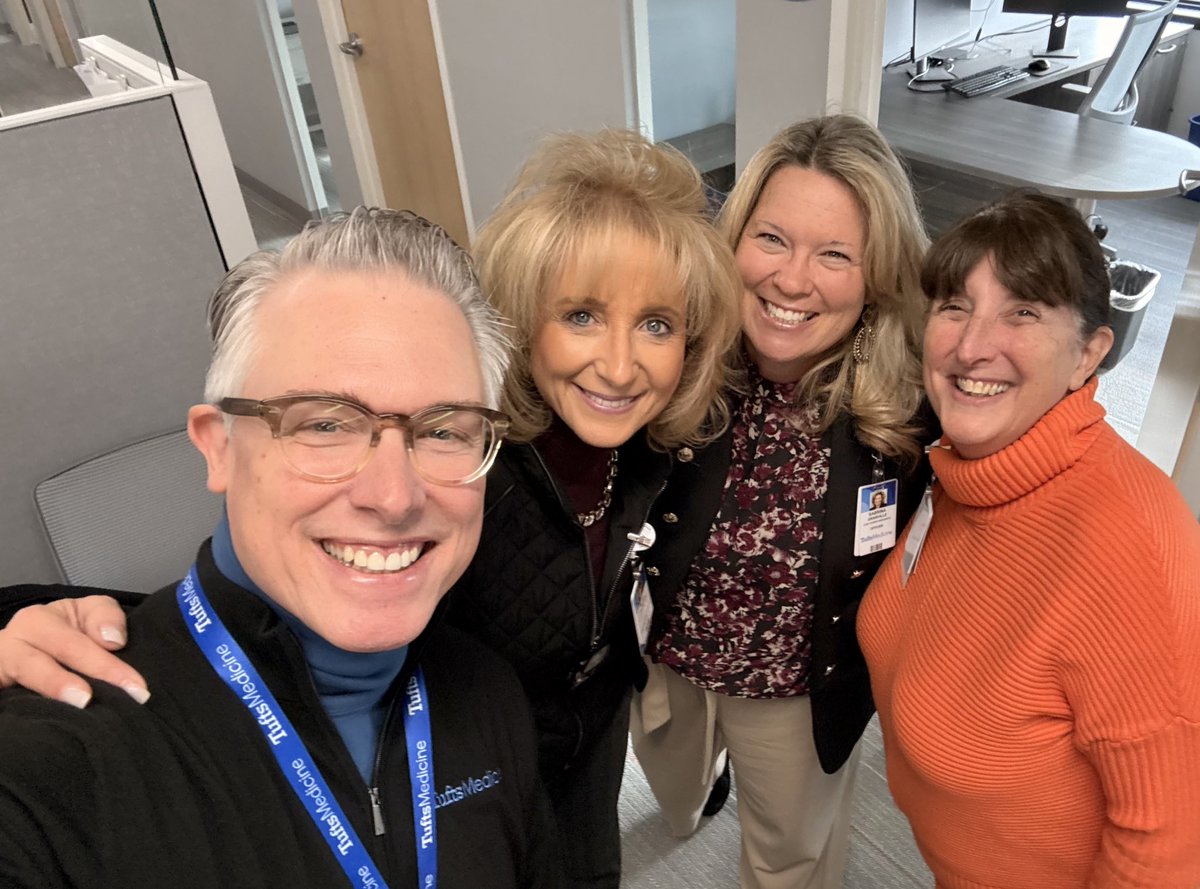 This holiday season I’m grateful for my incredible <a href="/TuftsMedicine/">Tufts Medicine</a> colleagues whose dedication, collaboration and support help both me and the system thrive. Thank you for all you do Mary, Sabrina + Kym! #TuftsMedicine #OneTuftsMedicine #Partnerships