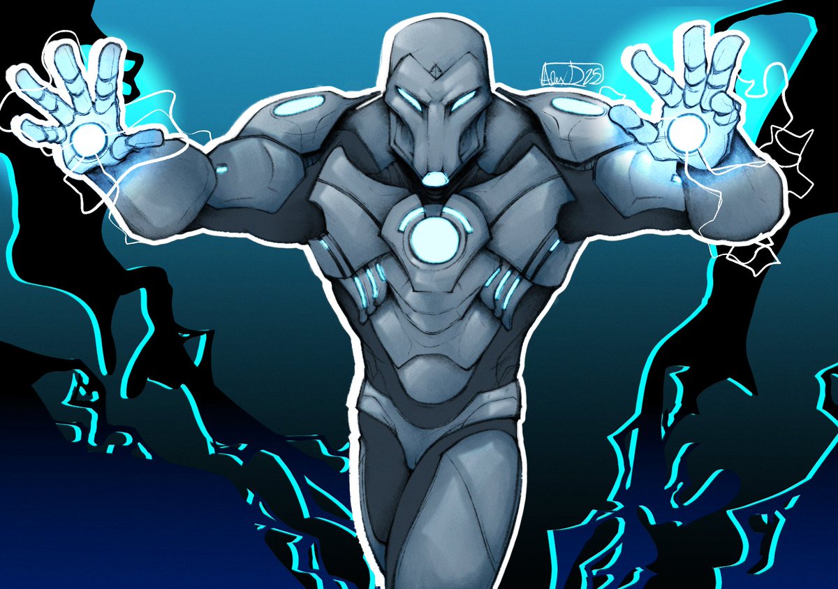 Did some fanart for the marvel rivals Superior Iron Man. Like this design a lot. A lot.