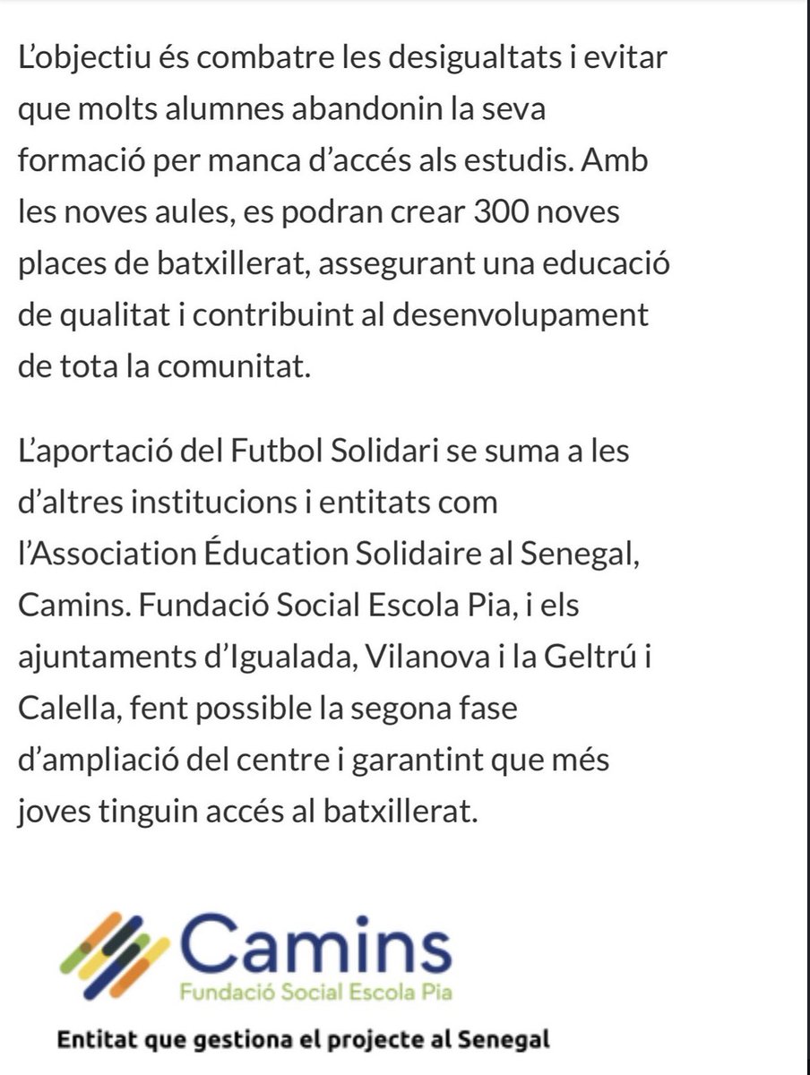 XXX Futbol Solidari tweet media