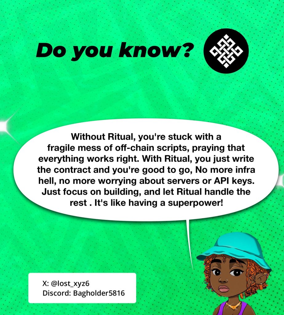 Day 61…#funfactsWithBagholder

“Bullish on <a href="/ritualnet/">Ritual</a> !!”