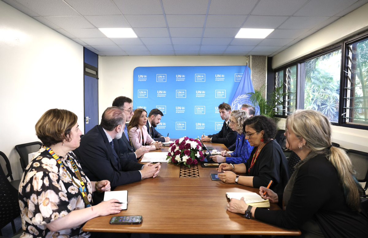 Delighted to met with the Executive Director of #UNEP <a href="/andersen_inger/">Inger Andersen</a>. Discussed the importance of deepening cooperation between 🇬🇪 and UNEP, enhancing Georgia’s engagement in global processes, as well as the ongoing environmental reforms in the country