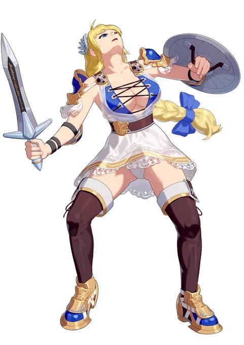 [pixivリクエスト] ひるんだソフィーティア #格ゲーキャラ描こうぜ