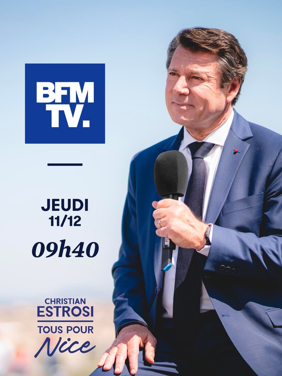 Invité de <a href="/apollineWakeUp/">Apolline de Malherbe</a>, retrouvez-moi demain matin à 9h40 sur <a href="/BFMTV/">BFM</a>.  bfmtv.com/en-direct/