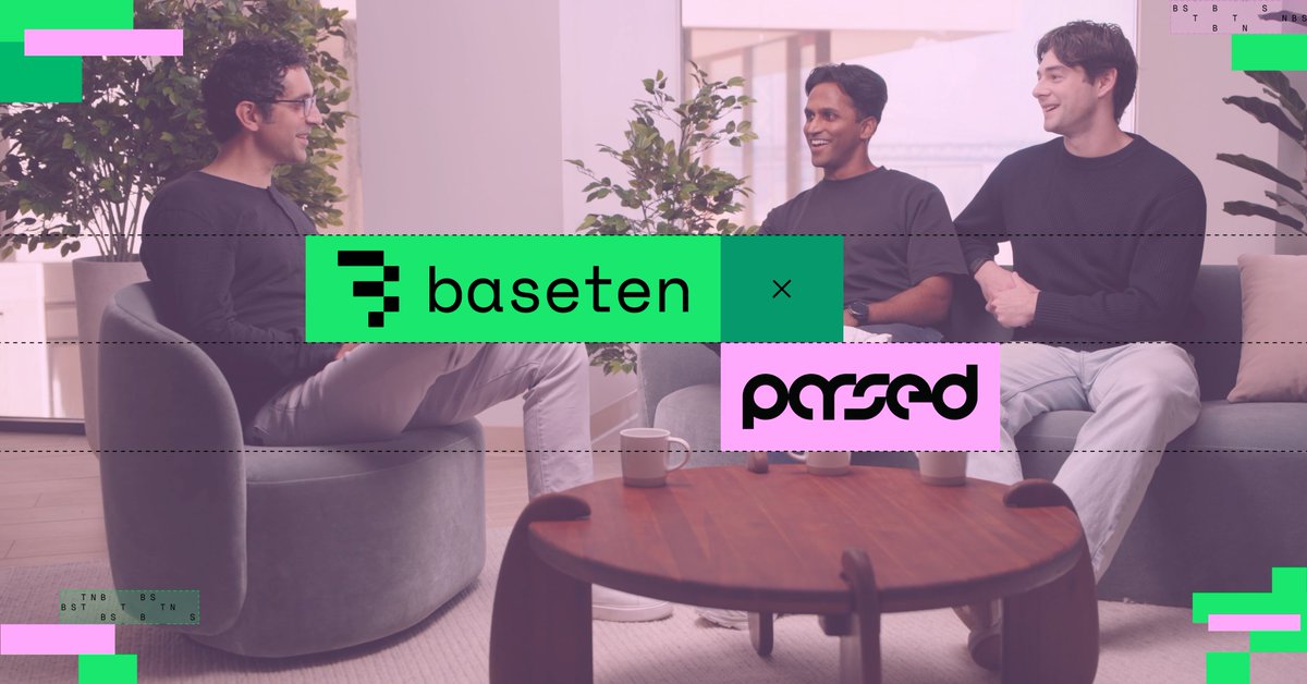 Baseten tweet media