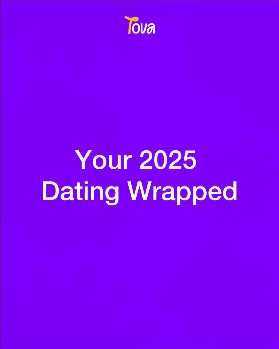 TovaDating's tweet photo. Let’s take a look at your dating wrapped this year, shall we? 👀 https://t.co/88fZXQf58L