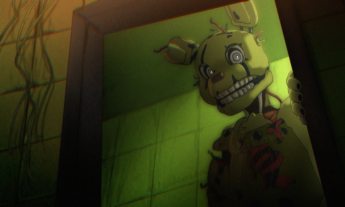 Uzikowa_'s tweet photo. *When he's in the doorway you know you're screwed
---
FNAF 3 is far away from being done, yet I'm already hyped for whats to come (yes, I saw the movies too).
Enjoy the fake anime!Fazbear's Fright attraction~
#Springtrap #fnaf #FNAF3 #fnaffanart https://t.co/dcrpfZamHE