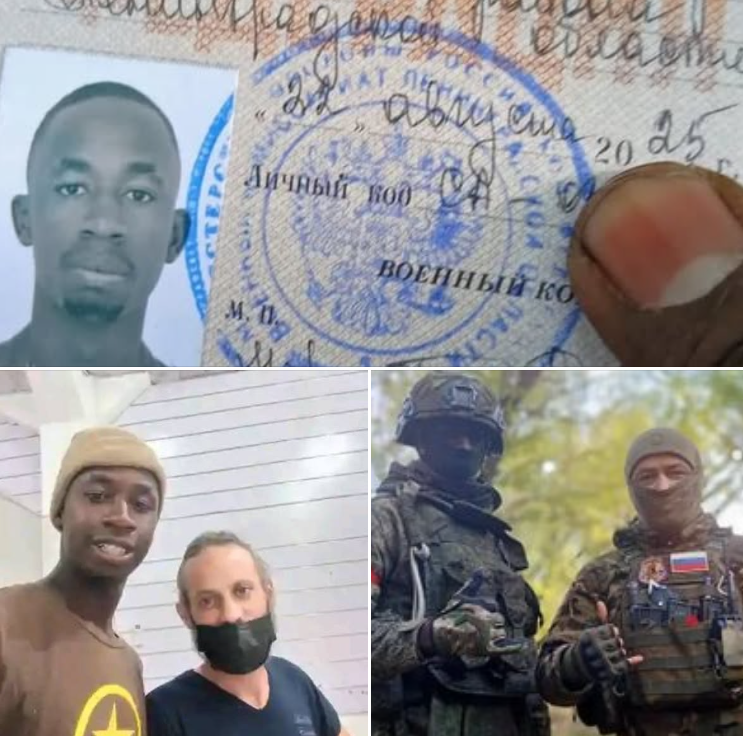 AfricanHub_'s tweet photo. David Kuloba, 22 years old, from Kenya 🇰🇪, was tricked into a fake security job in Russia, then later he found himself in front line fighting Russia war against Ukraine https://t.co/5qp2FBwxRf
