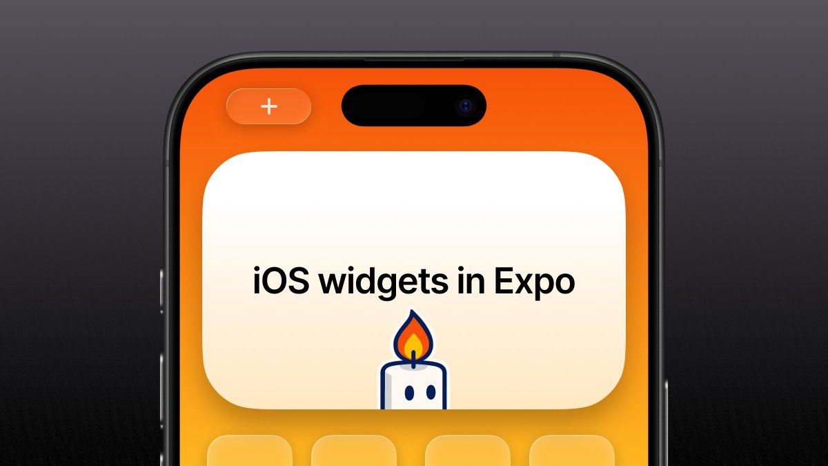 🍎 iOS Widgets give your users a reason to lock your app on their home screens. This is a fantastic way to make your app more sticky. 

We published the tutorial video about widgets this morning and now we have a new tutorial blog post as well. Check it out ↓