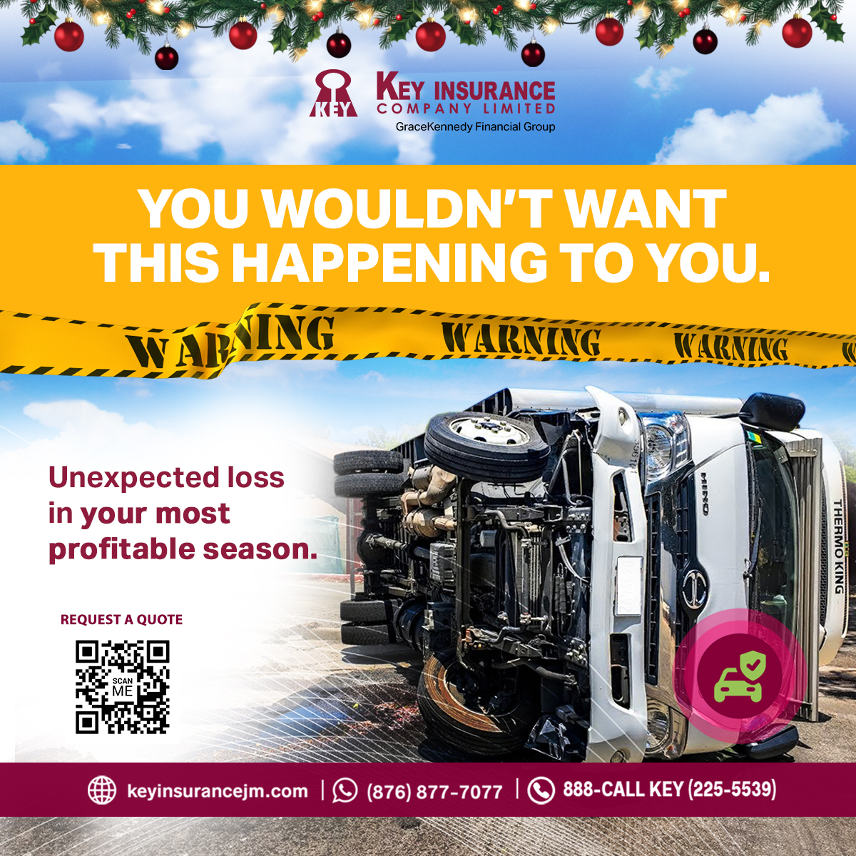 imwithkey's tweet image. Truck drivers, protect your most valuable assets this busy season with KEY Goods in Transit Insurance!

Special rates available!🎉 

📱 WhatsApp: (876) 877-7077
📞 Call: 888-CALL-KEY
🌐 Visit our website for more info.

#TurndiKEY #GoodsinTransit #CargoCoverage #TruckInsurance