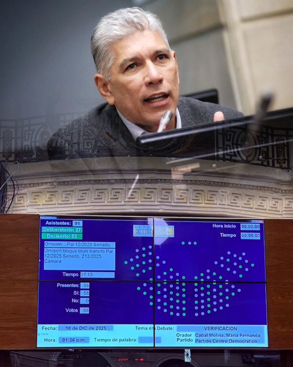 En la Plenaria del Senado avanzamos en decisiones que fortalecen al país. Así como respaldamos la Mesada 14 para la Policía, hoy aprobamos la Mesada 14 para los maestros de Colombia. Un reconocimiento a quienes, con años de entrega, forman a nuestros niños, adolescentes y