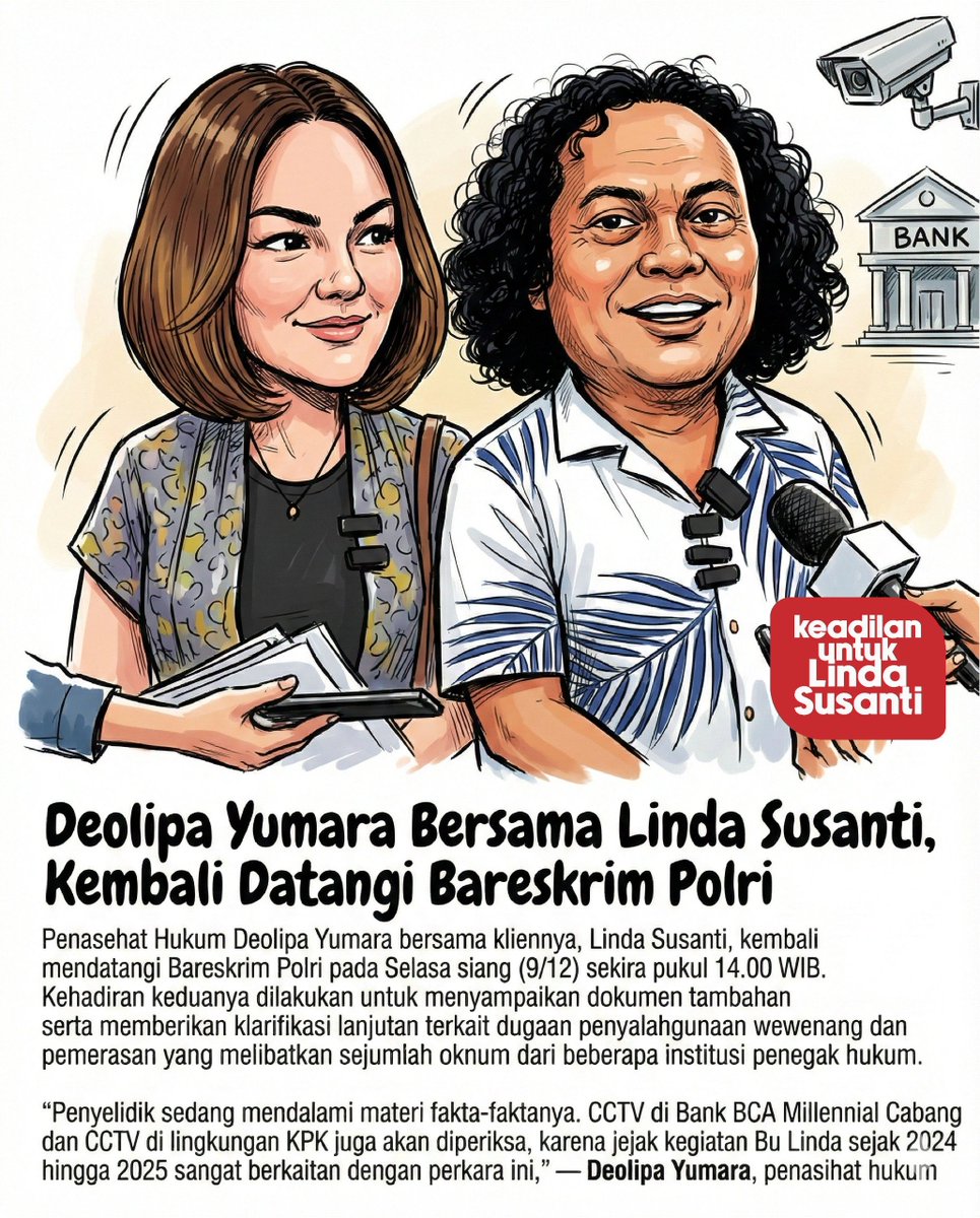 Kenapa jadi panjang dan berlarut perkara aset yg disita dimana tdk ada relevansi dg perkara di KPK. Harusnya transparan dan bila. Memang ada pelanggaran kode etik dan prosedural segera kembalikan aset Linda dan Pecat Oknum KPK pelakunya. 
#DukungHakLinda