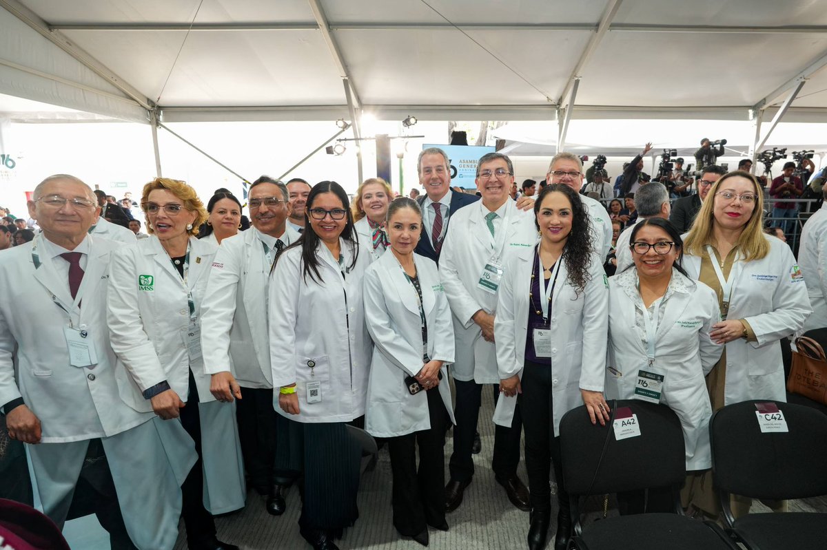 Nuestro agradecimiento a la Presidenta @claudiashein por los proyectos que impulsa a favor de la salud, sin duda la inauguración del Hospital General Regional No. 36 del IMSS “San Alejandro” marca un antes y un después a favor de tantas personas derechohabientes.

Su visita nos