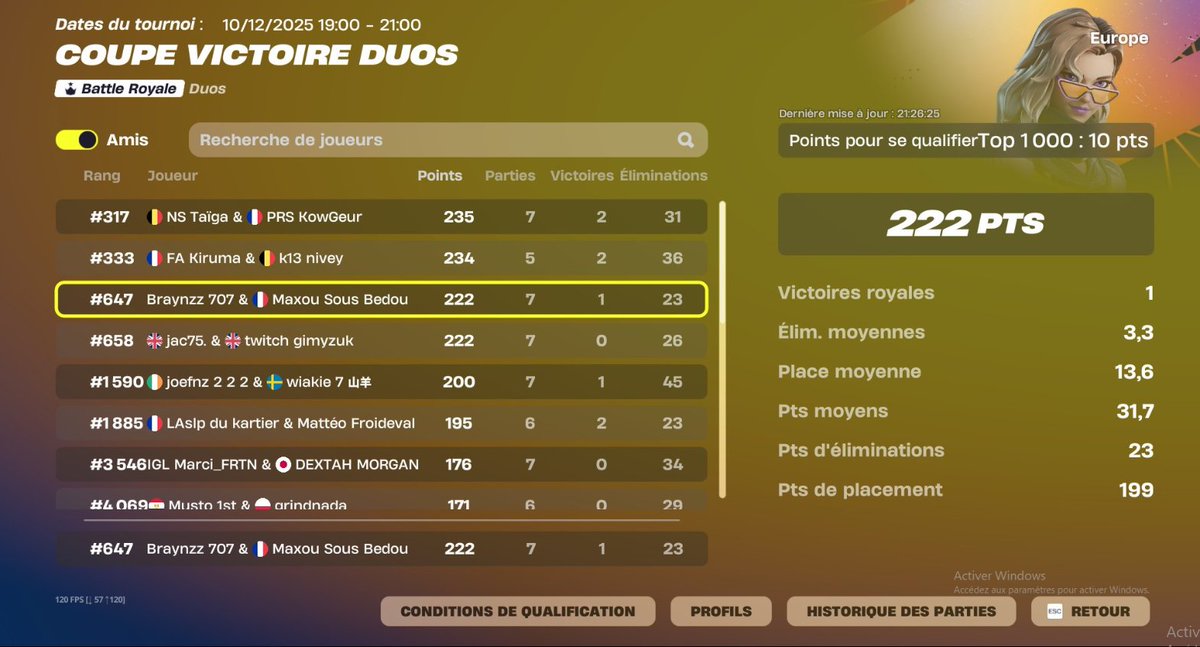 Qual finals w/<a href="/MaximeQ__/">MaximeQ</a>  2 games cheaters 🤓