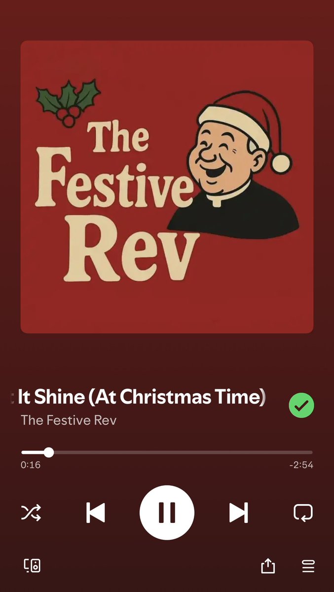 Toffee50405's tweet photo. @RupertLowe10 Get @TheFestiveRev NEW CHRISTIAN CHRISTMAS SINGLE TO NUMBER 1 AVAILABLE ON ALL STREAMING PLATFORMS https://t.co/Ku1EWv65tL