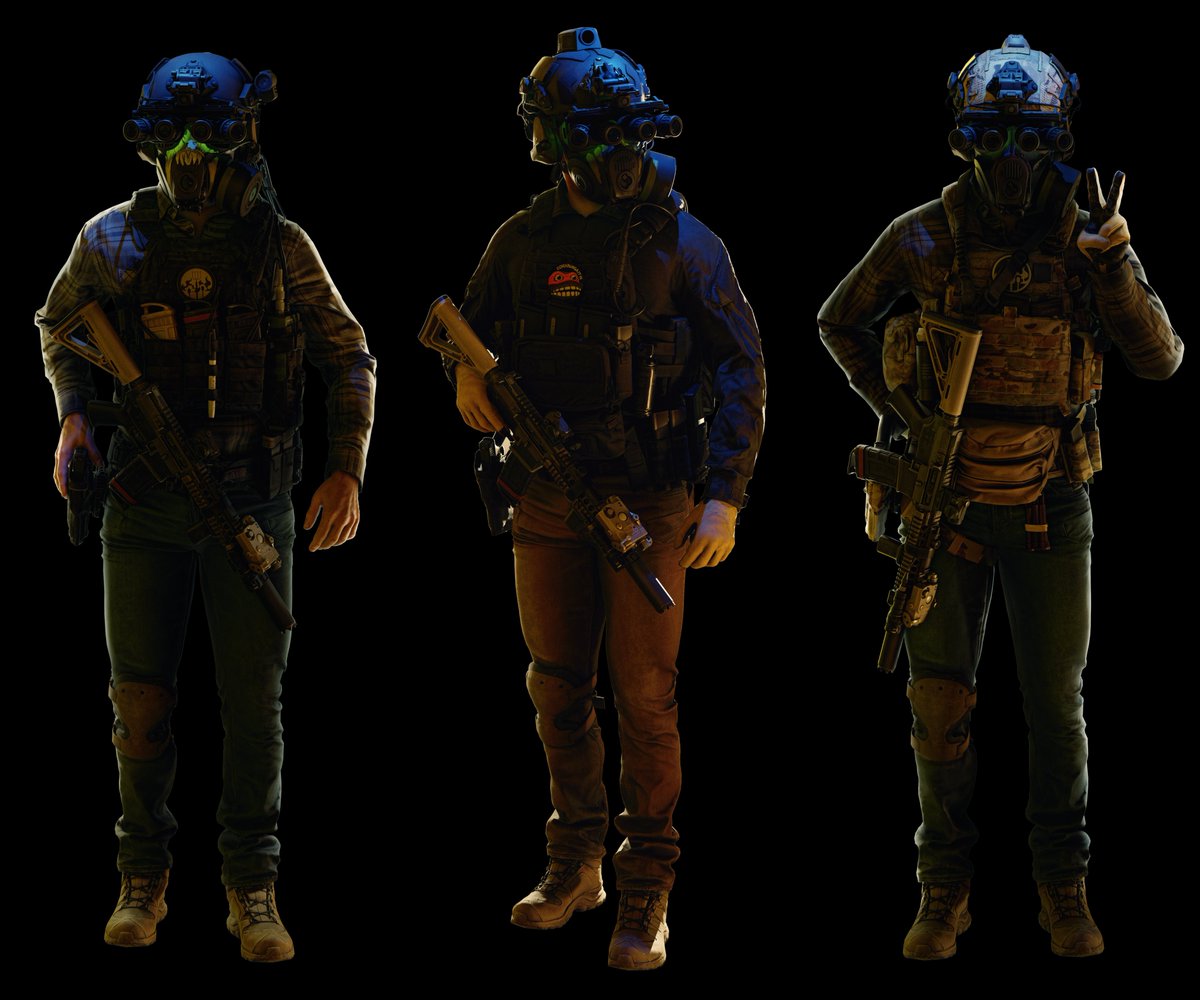 SpecialAgent322's tweet photo. MTF Operators "EPSILON-6"
#Blender #3dartwork #3d #MTF #SCP #Military #Tactical #MobileTaskForces #Epsilon6 https://t.co/dOKFoqQLPN