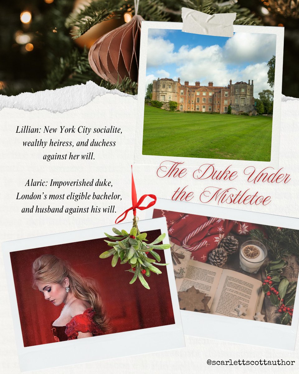 Get swept away by my latest Christmas novella featuring an impoverished Duke and an American Heiress.

🎄 The Duke Under the Mistletoe is available now.

#victorianeraromancebooks #christmasbookrecs #HistoricalRomance