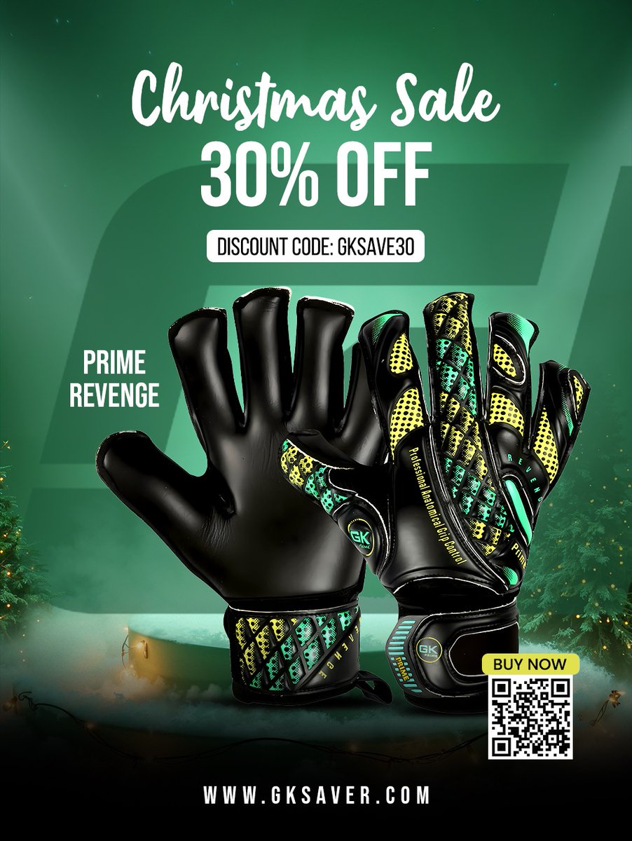 GKsaver's tweet photo. Get 30% OFF on our Prime Revenge Goalkeeper Gloves!
Use code GKSAVE30 at checkout and save BIG!
👉 Shop Now: https://t.co/0ITYAaXTO6

#GKSaver #ChristmasSale #GoalkeeperGloves #GKGloves #KeeperLife #FootballGear #GKUnion #GoalkeeperTraining #MatchReady #PrimeRevenge #FootballSale https://t.co/gJcB3z1p5Z