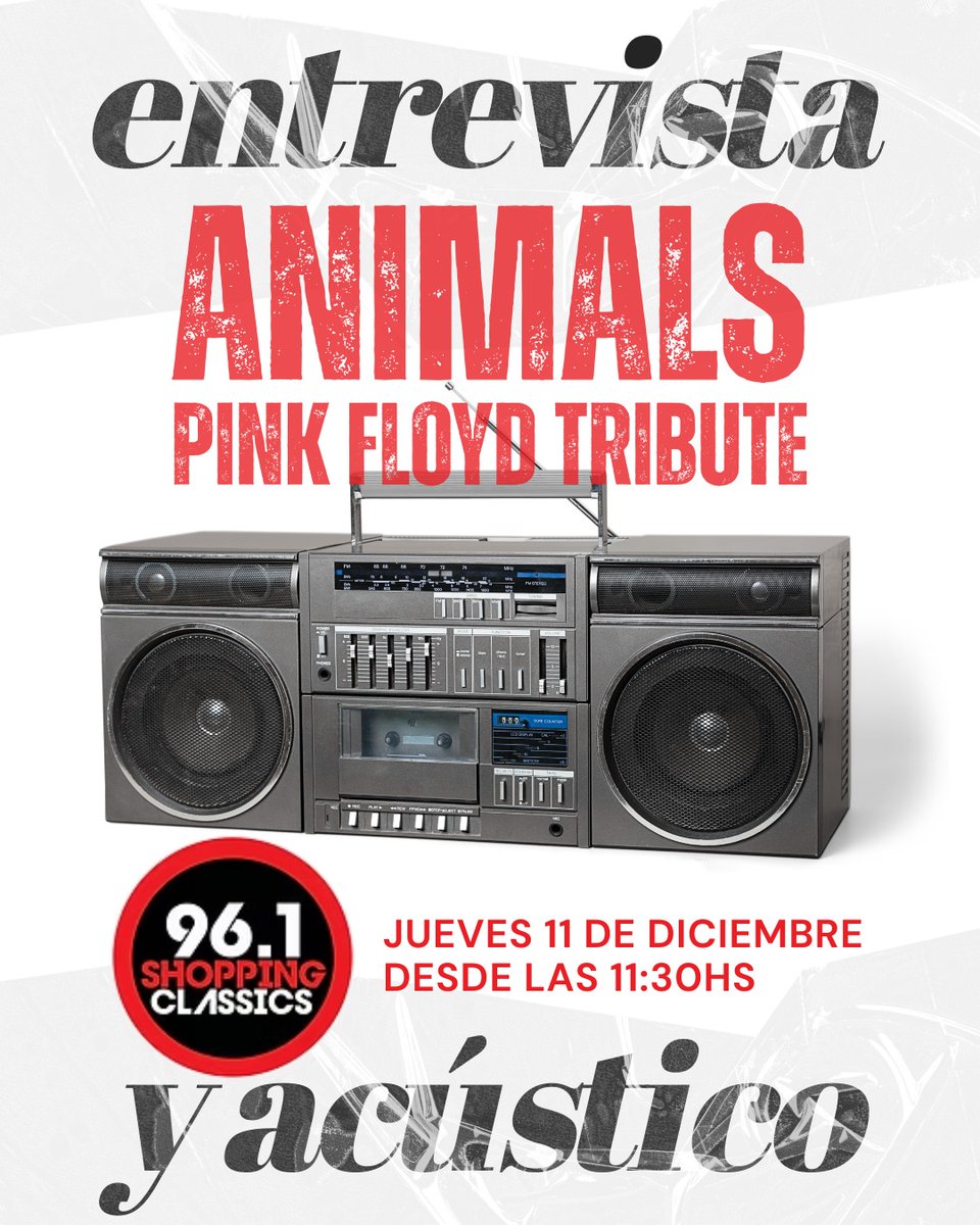 AnimalsTributo's tweet photo. Prensa en Córdoba 
Escuchá en vivo en cualquier parte del mundo en https://t.co/PpArZsiTpe https://t.co/ROQs6W2mCn
