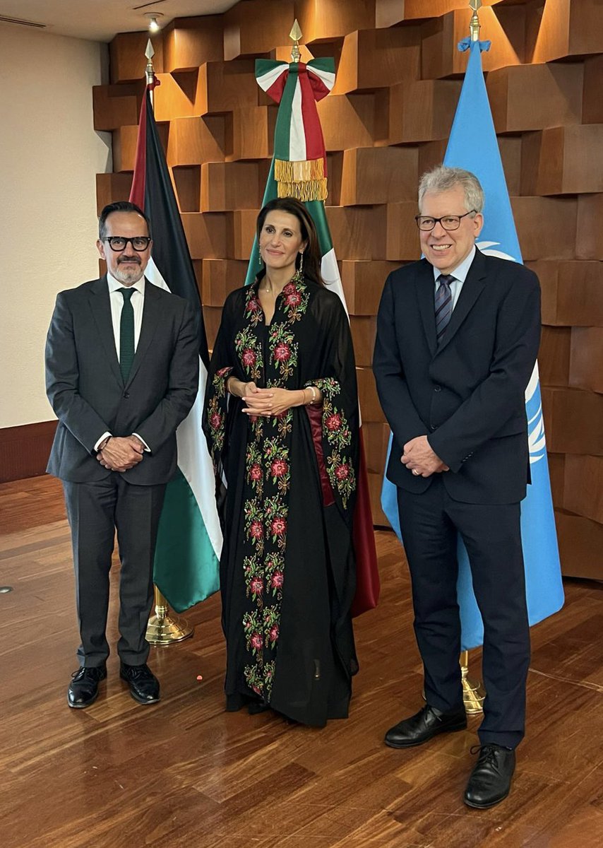 OCHOA_MX_UN's tweet photo. @SRE_mx conmemoramos Día Internacional de Solidaridad con el Pueblo Palestino🇵🇸.

🇲🇽 trabajará a favor de narrativas para contrarrestar la división y promover la aceptación como lo hizo durante la Conferencia @UN🇺🇳de la Solución de Dos Estados. 
Apoyamos una paz justa y duradera! https://t.co/skCnUa6x3F