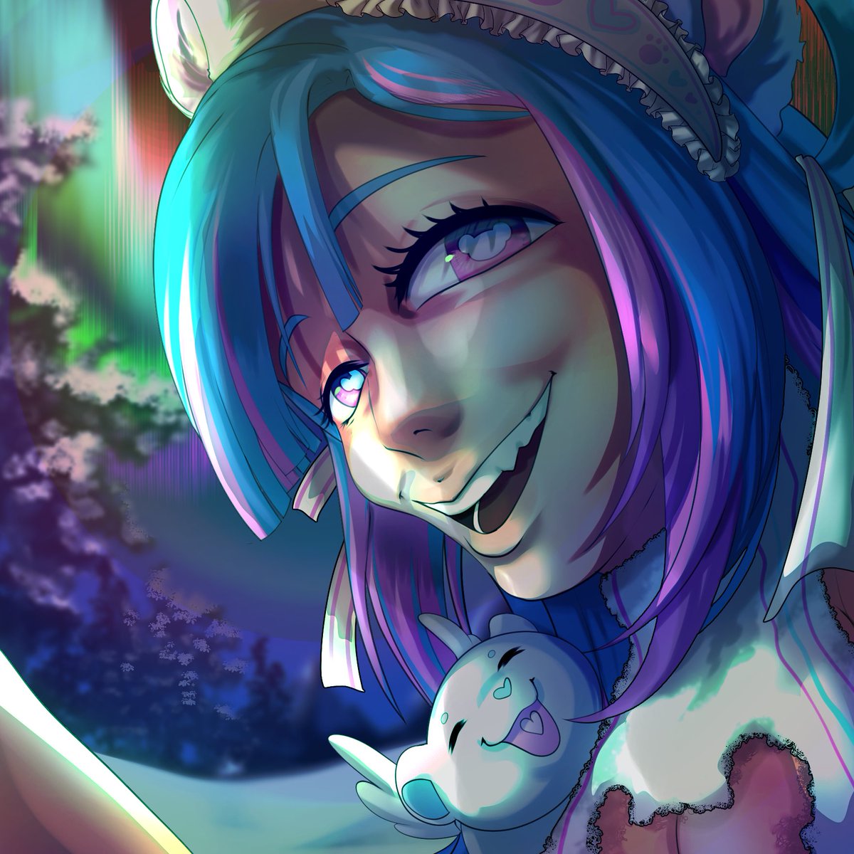 YenniVT's tweet image. HEADSHOTS FOR @bearifiedchloe  @akyikaa @oasiskii and @EmbersTale 

#VTuber #YengoArts #EnVtuber #bearifiedart