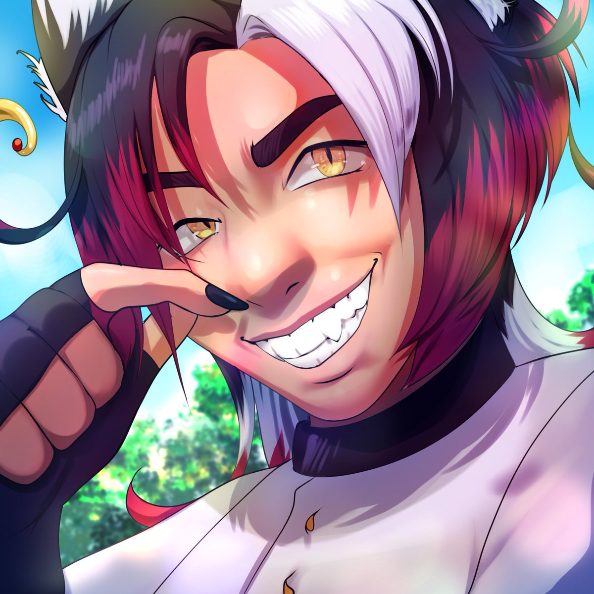 YenniVT's tweet image. HEADSHOTS FOR @bearifiedchloe  @akyikaa @oasiskii and @EmbersTale 

#VTuber #YengoArts #EnVtuber #bearifiedart