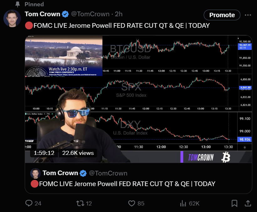 Tom Crown tweet media