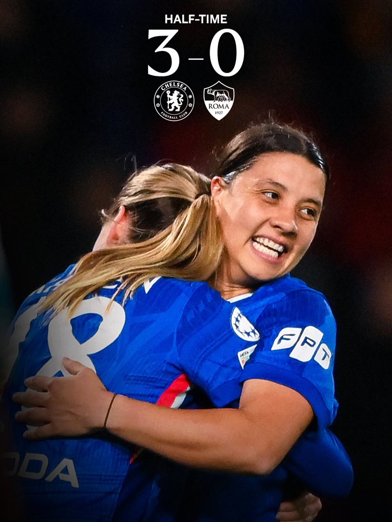 ChelseaFCinUSA's tweet image. A superb first half performance! 

#UWCL