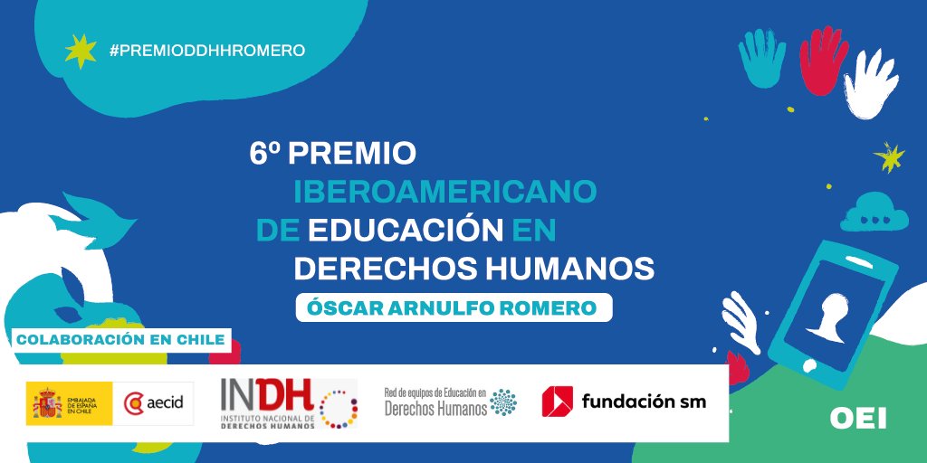📢 Ya está abierta la convocatoria para la VI edición del Premio Iberoamericano de Educación en Derechos Humanos “Óscar Arnulfo Romero”, impulsado por la OEI.

📅 Hay tiempo para postular hasta el 21 de diciembre de 2025.

🔗 Más info acá bit.ly/4rQ6rXB