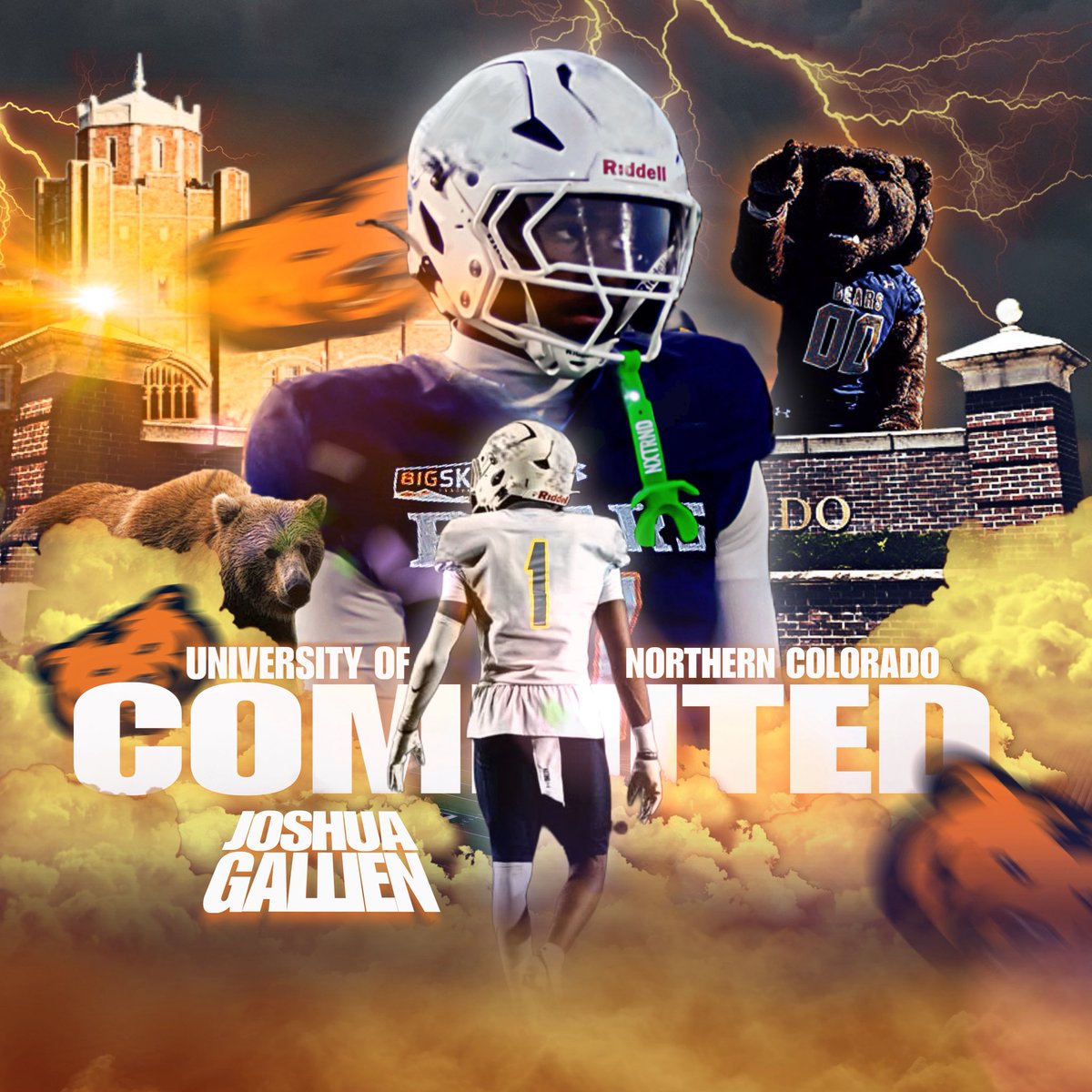 #AGTG  I'm blessed and excited to announce my commitment to continue my academic and athletic journey at UNC. I want to thank God first without him none of this would have been possible. After a lot of hard work, prayer, and support from my family, coaches, and teammates, this