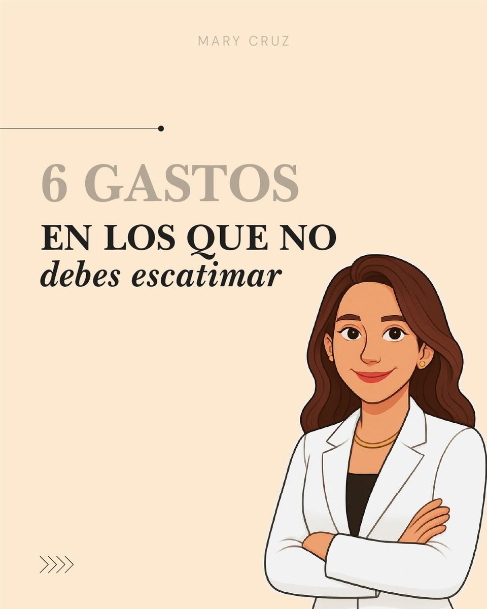 6 gastos en los que no debes escatimar:

---HILO---🧵
