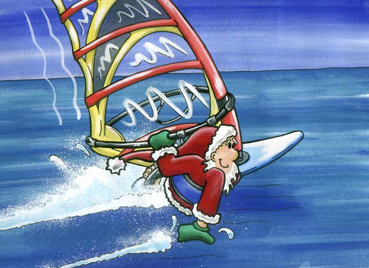 ByLaurieDesigns's tweet image. Number 10:
.
#Santa #windsurfingsanta #santaclaus #sailboardsanta #winterwindsurfing #fatherchristmas #christmaswindsurfing #windsurfing #festivewindsurfing #artbylaurie #christmasdesign #solentwindsurfing #christmasdesigns #illustratorsoninstagram #sailboardsanta #christmascard