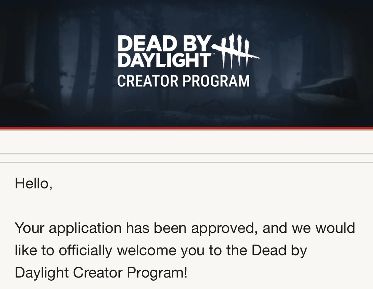 So excited to officially be approved and added as a Dead by Daylight creator. I love this game and the dbd streaming community. This is such a huge opportunity and so excited to see where this takes my streaming. Come check my page. 

twitch.tv/ngmart1n3z