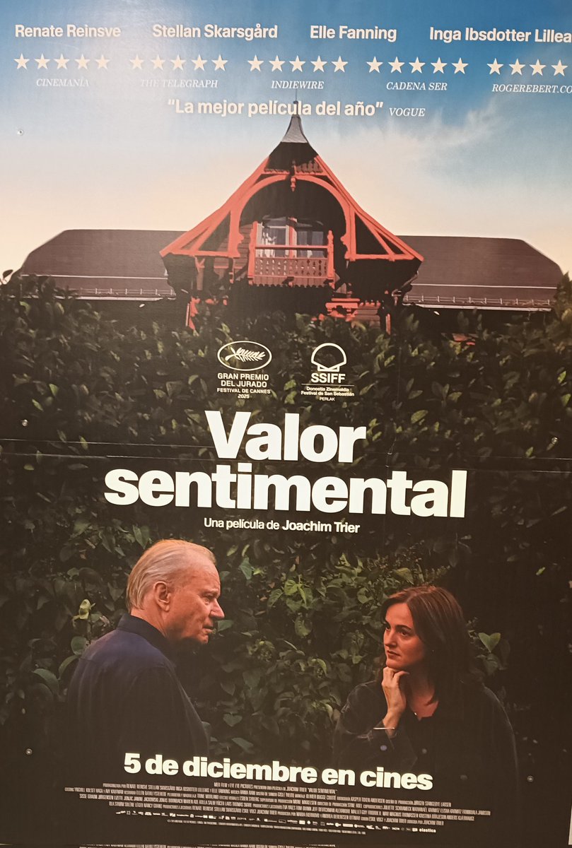 bernax16's tweet image. Hoy he visto las películas que cuentan con los mejores guiones de 2025: #ValorSentimental y #BlueMoon. DESCOMUNAL!!!!