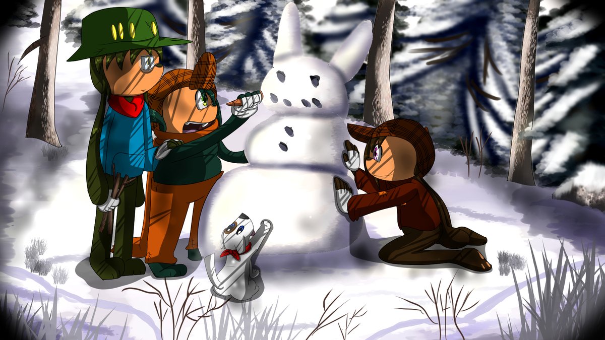 SavagedRat's tweet photo. continuing on as best and as swift as I can for SAWTOBOLIDAY, day 06 Snowman (or snow bunny haha) and day 07 sledding! Hopefully I can keep it going! since I still have 8,9 and 10.
#sawtoboliday #winterchallenge #digitalart #art #noai #cartoon #indiecartoon https://t.co/eP5mPRYRFs