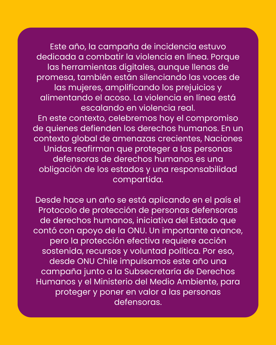 ONU Derechos Humanos - América del Sur tweet media