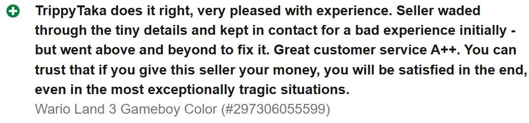 TrippytakaLLC's tweet photo. The black friday holiday rush has slowed a bit so I figured I have time to show off some of the top reviews (we really do appreciate reviews), its the cheapest form of advertisement for small businesses to grow!
This year we kept the pace on customer satisfaction. We've had over 30+ reviews this year on our various storefronts we sell at, including etsy, walmart, ebay, and trippytaka.
Out of those reviews every single one of them came with a top rating.
Here are my top 5 favorite reviews of the year, again we really appreciate that you take your take to do thoughtful reviews like this as it helps customers build trust and we plain just get excited every time we read them.
For a full verified list of reviews for us this year you can click here. https://t.co/mNo5PJoTPF
Also added klarna payment plan options to the website this season and the website is snowing (literally) so go check it out.
We will be running a last minute sale on the website for last minute shoppers (starting right now) if you find a gift before Christmas!
Happy Holidays!