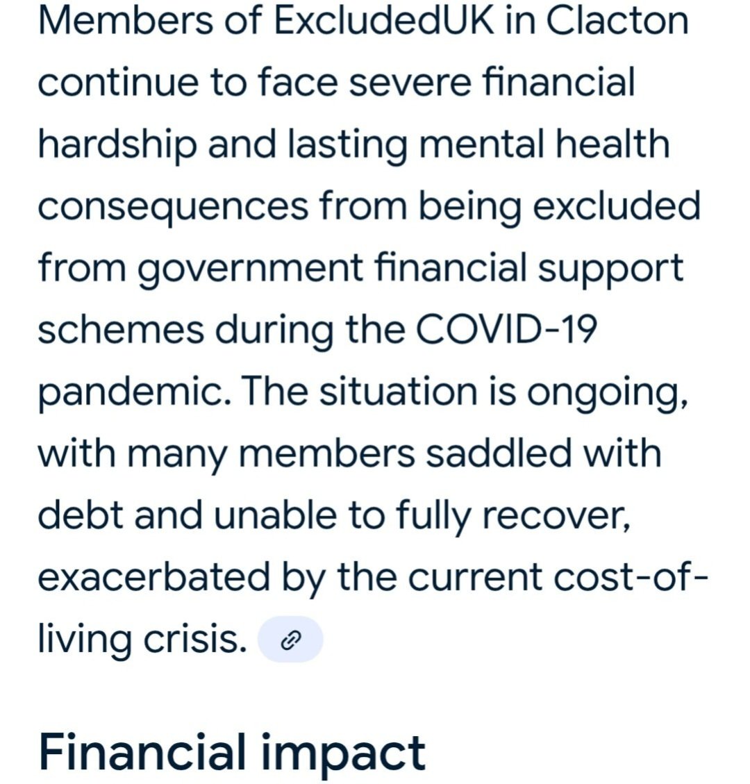 ExcludedFighter's tweet image. You have not replied to even one of our 21+ emails, and with 75+ MPs now on our @APPGGapsSupport for their own #ExcludedUK constituents, our members in #Clacton are now very concerned that they have no voice to @Keir_Starmer's @UKLabour Gov.

@ExcludedUK
x.com/i/status/19219…
