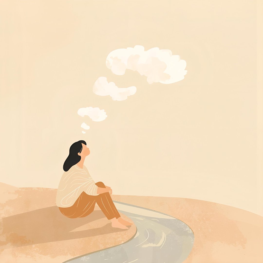 Not every thought is true.
Some are just old pathways your mind has rehearsed enough to feel real.
You’re allowed to pause and ask:
“Is this a fact… or a habit?”

Calm comes from clarity, not perfection.