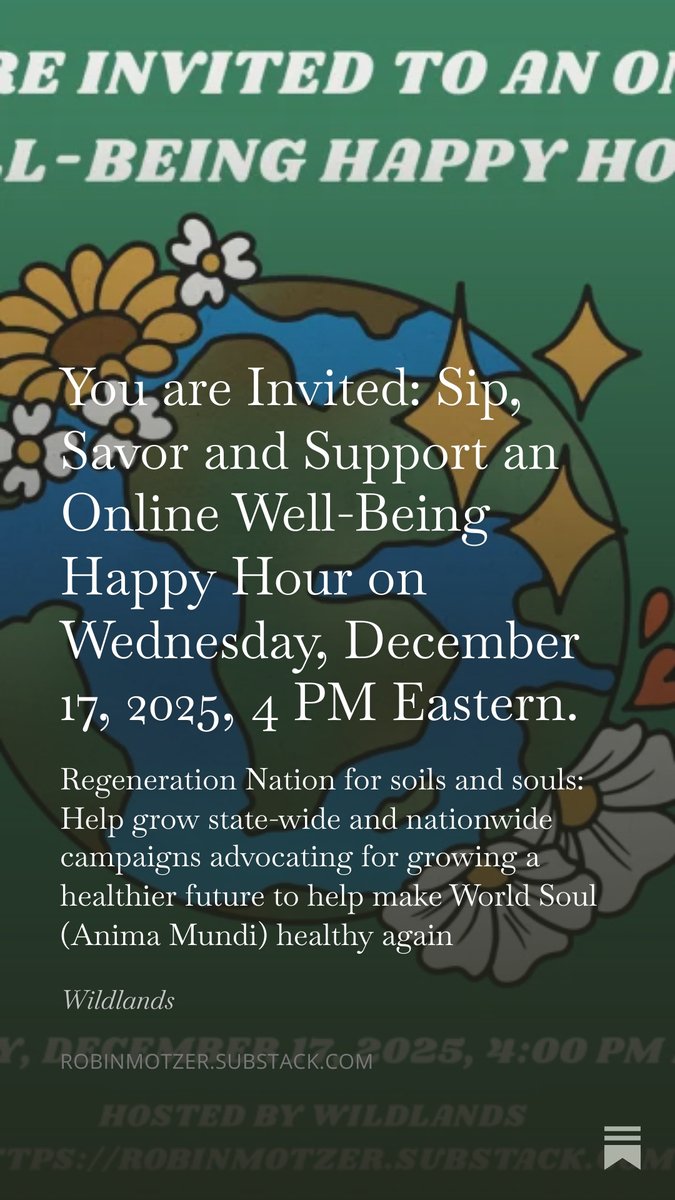 RobinMotzer's tweet image. #HappyHourForGood 
robinmotzer.substack.com