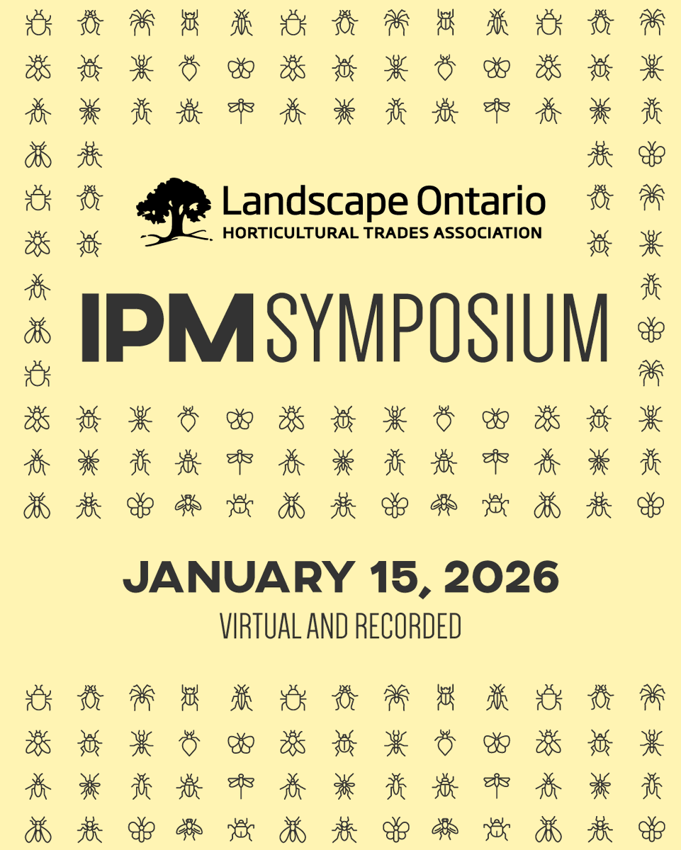 The Landscape Ontario IPM Symposium is BACK in 2026!  Discover more at horttrades.com/ipm-symposium-…
#LandscapeOntario #GreenForLife #IPMSymposium #PestManagement #IntegratedPestManagement #OntarioLandscaping #TurfManagement
#LawnSavers <a href="/green_for_life/">Landscape Ontario Horticultural Trades Association</a>