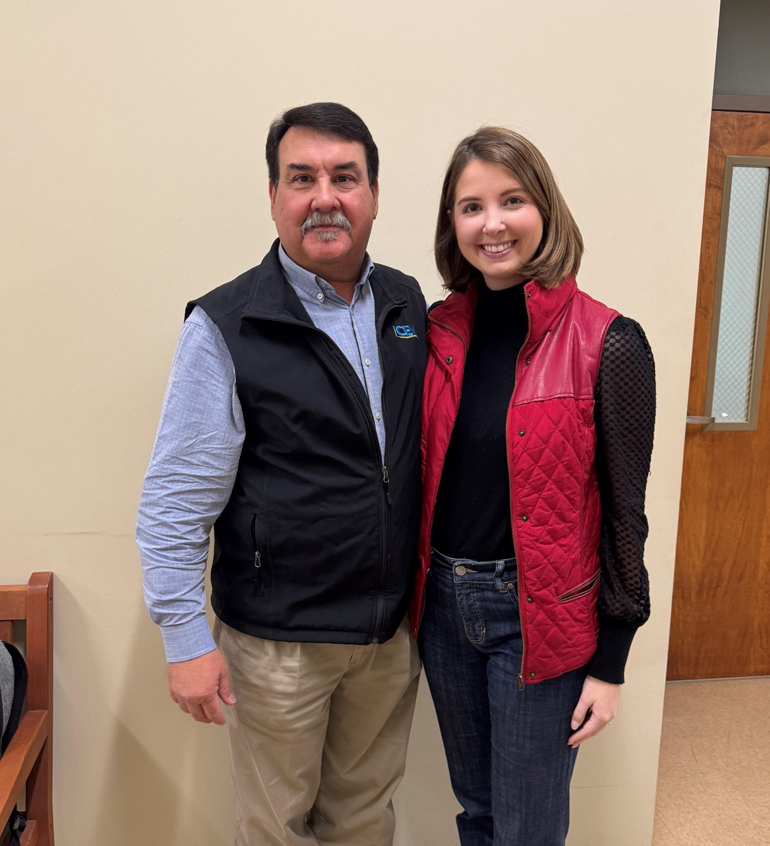 Ryann Grubbs of the Newport Branch and AgHeritage Customer-Owner Steve Davis judged the Parliamentary Procedure contest in today's Red-White Subarea FFA Leadership Development events at ASU-Searcy. 

We are always happy to support FFA and the next generation of ag leadership!