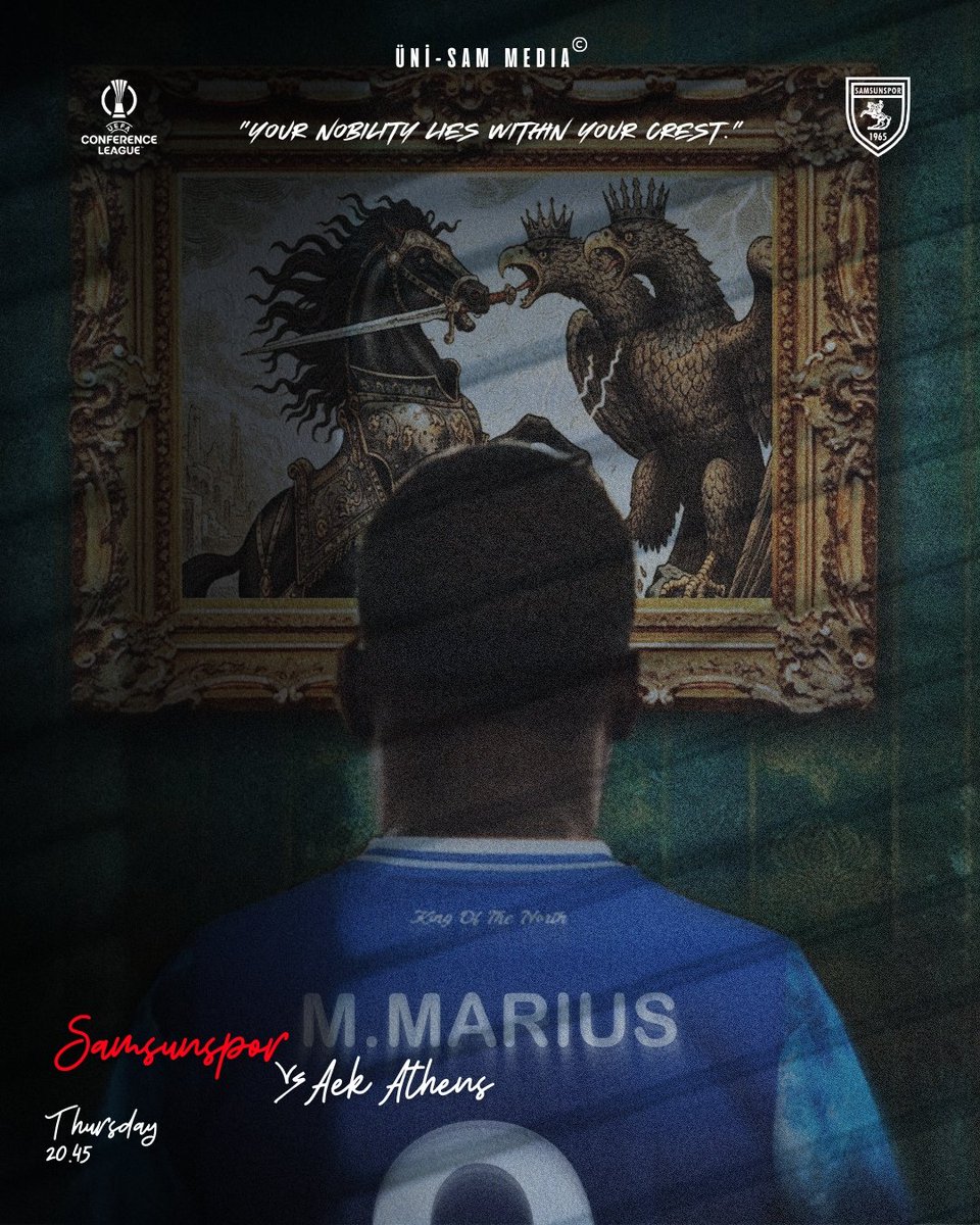 "Your nobility lies within your crest" 

<a href="/AEK_FC_OFFICIAL/">AEK F.C.</a> <a href="/Conf_League/">UEFA Conference League</a>