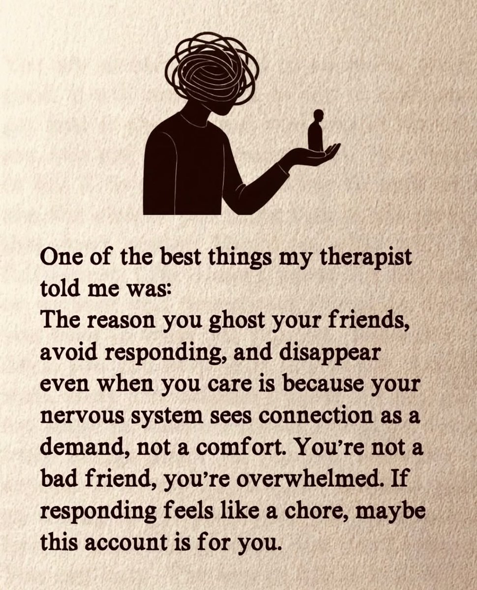 Book_therapy223's tweet image. Ghosting isn’t cold, it’s a nervous system screaming “too much.”
