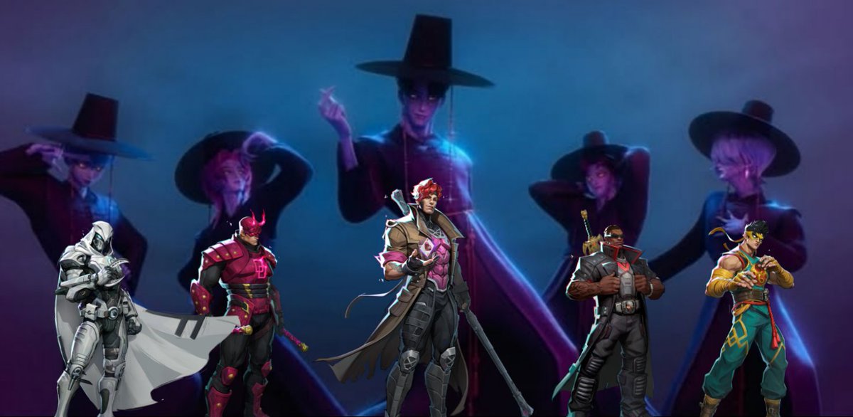 emilian72627522's tweet photo. The idea is this: if you know the movie and the ships in it, combining the ships of the characters from both the game and the movie would be cool.
#demonhunterkpop
#MarvelRivals
#rumy
#zoey
#mira
#rogue
#Psylocke
#LunaSnow
#gambit
#blade
#daredevil
#ironfist
#moonkight https://t.co/QjtlL2jyca